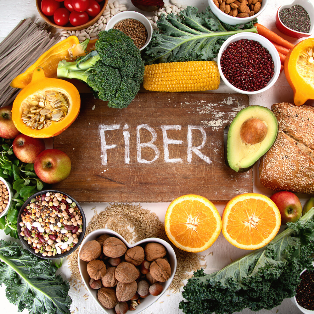 high fiber foods handout