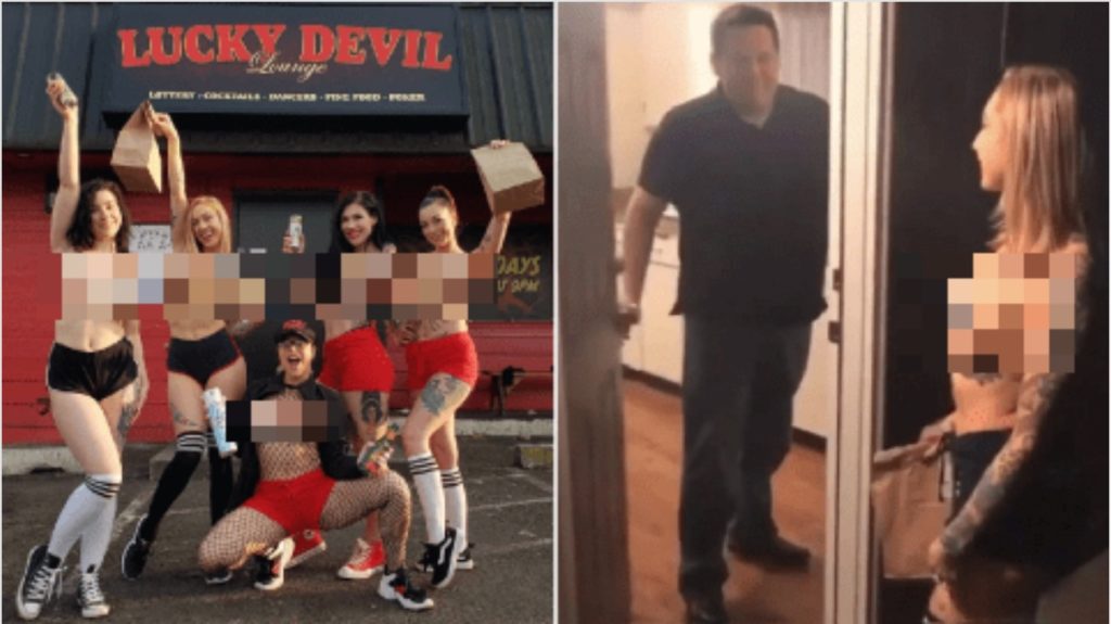 Strip Club Dancers Start Food Delivery Service After Clubs Forced To
