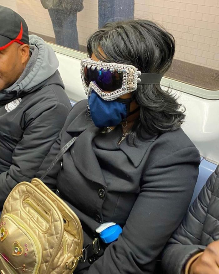 People Wearing Hilarious Masks On The Subway - The Kitchen