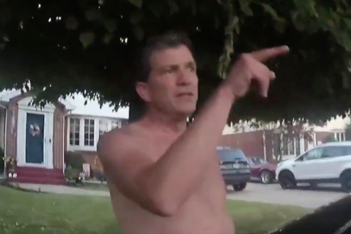 Video Shows Shirtless New York Judge Shove Police Officer