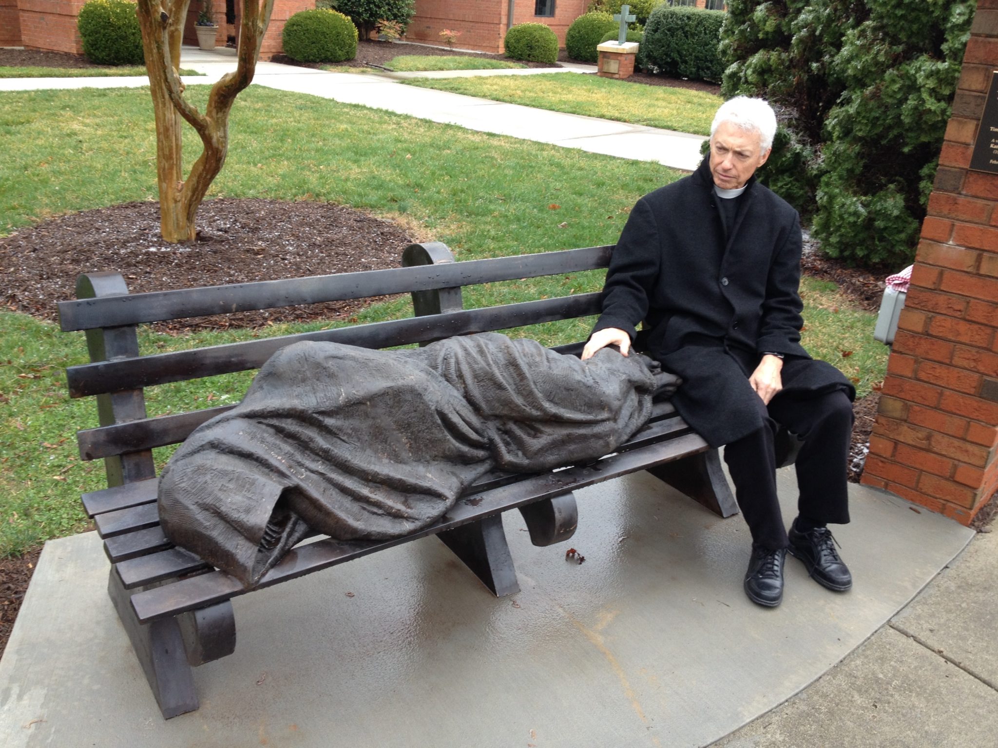 Witness Calls Cops on ‘Homeless Jesus’ Statue 20 Minutes After Installation