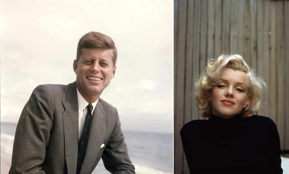 jfk with marilyn monroe